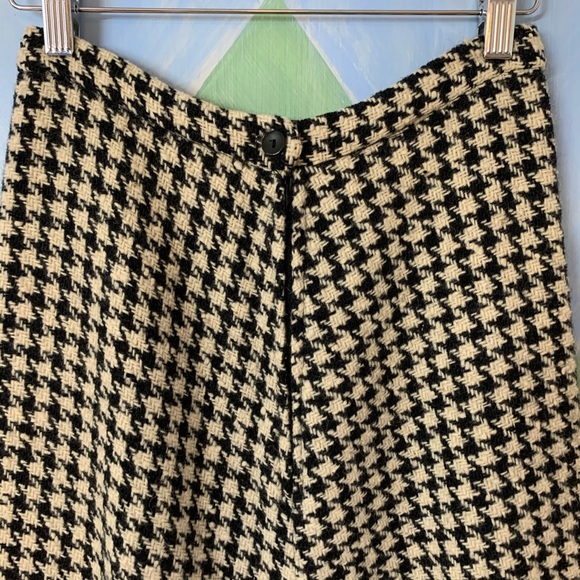60s vintage B&W houndstooth full maxi poodle skirt - Picture 9 of 10